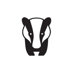 Badger Head Minimalist Icon