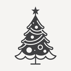 christmas tree vector