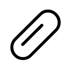 clip  vector flat icon