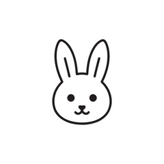 vector illustration of a rabbit