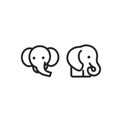 vector of an elephant