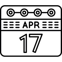 April 17 Icon
