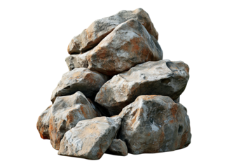 Rocky rugged stones