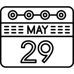 May 29 Icon