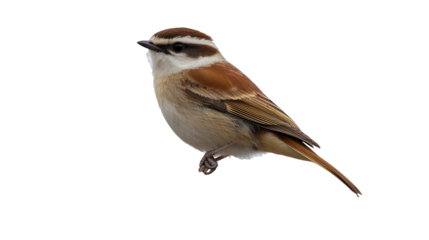 a small bird sitting on top of a branch on a transparent background, PNG image, PNG file, Generative art.