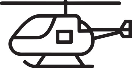 Helicopter Icon Style