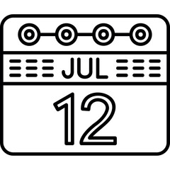 July 12 Icon