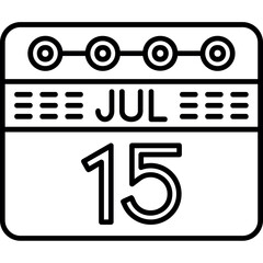 July 15 Icon