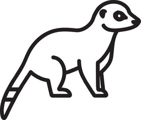 Ferret linear icon