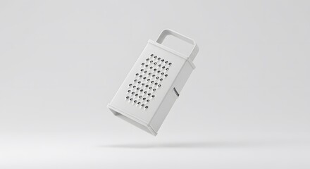 A Sleek Modern White Box Grater Kitchen Gadget Design for Efficient Food Preparation