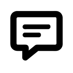 comment alt  vector flat icon