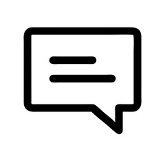 comment alt middle glyph  vector flat icon