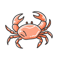 crab icon, crab vector illustration-simple illustration of crab, perfect for crab logos and icons