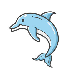 dolphin icon, dolphin vector illustration-simple illustration of dolphin, perfect for dolphin logos and icons