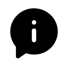 comment info  vector flat icon