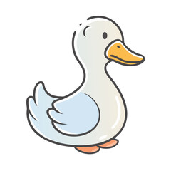 duck icon, duck vector illustration-simple illustration of duck, perfect for duck logos and icons