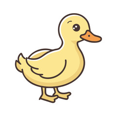 duckling icon, duckling vector illustration-simple illustration of duckling, perfect for duckling logos and icons