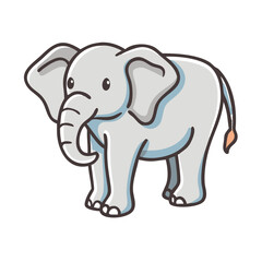 elephant icon, elephant vector illustration-simple illustration of elephant, perfect for elephant logos and icons