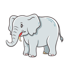 elephant icon, elephant vector illustration-simple illustration of elephant, perfect for elephant logos and icons