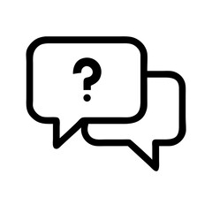 comment question  vector flat icon