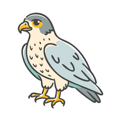 falcon icon, falcon vector illustration-simple illustration of falcon, perfect for falcon logos and icons