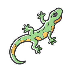 gecko icon, gecko vector illustration-simple illustration of gecko, perfect for gecko logos and icons