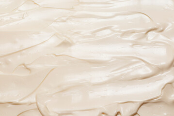 White whipped cream texture.
