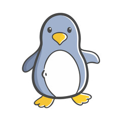 penguin icon, penguin vector illustration-simple illustration of penguin, perfect for penguin logos and icons
