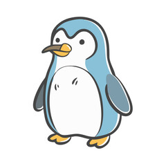 penguin icon, penguin vector illustration-simple illustration of penguin, perfect for penguin logos and icons