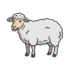 sheep icon, sheep vector illustration-simple illustration of sheep, perfect for sheep logos and icons