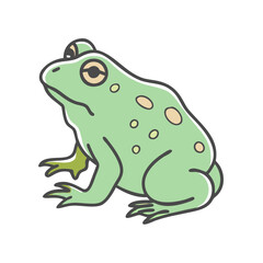 toad icon, toad vector illustration-simple illustration of toad, perfect for toad logos and icons