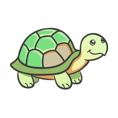 tortoise icon, tortoise vector illustration-simple illustration of tortoise, perfect for tortoise logos and icons