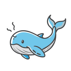 whale icon, whale vector illustration-simple illustration of whale, perfect for whale logos and icons