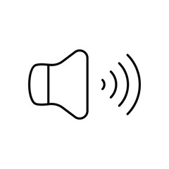 VOLUME vector icon stock illustration