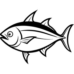 fish on a white background
