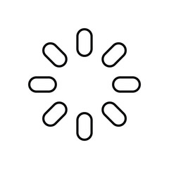LOADING vector icon stock illustration