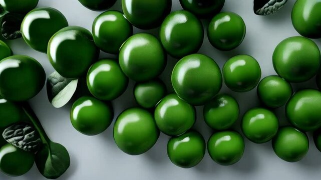 Green Fresh Vegetables Organic Peas and Leafy Greens