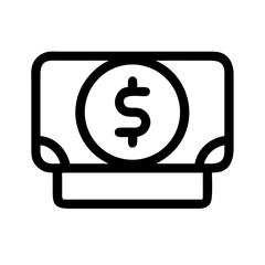 dollar  vector flat icon