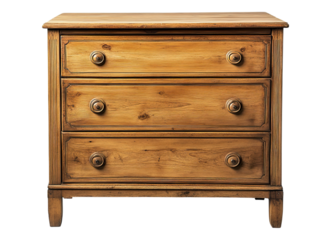 Wooden dresser drawers