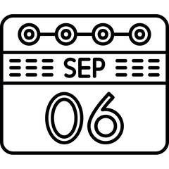 September 6 Icon