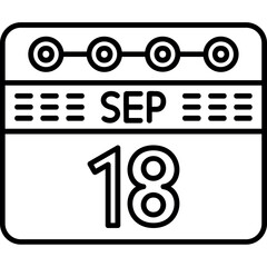 September 18 Icon