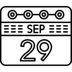 September 29 Icon