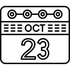 October 23 Icon