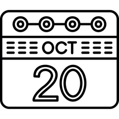 October 20 Icon