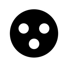 film glyph  vector flat icon