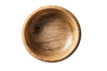 Empty Wooden Bowl