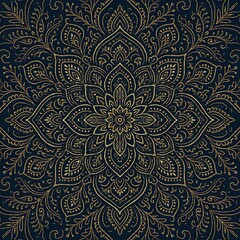 Floral mandala pattern 