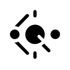 glyph  vector flat icon