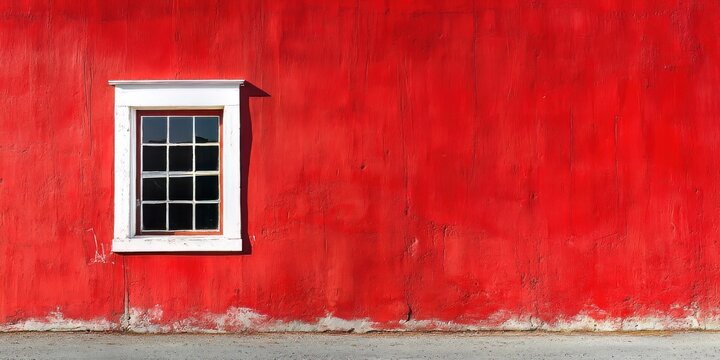 Minimalist Single Barn Window