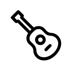 guitar  vector flat icon